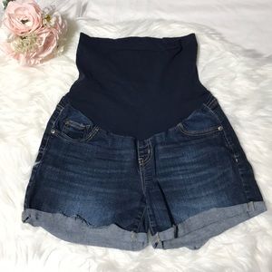 Motherhood Maternity Denim Shorts